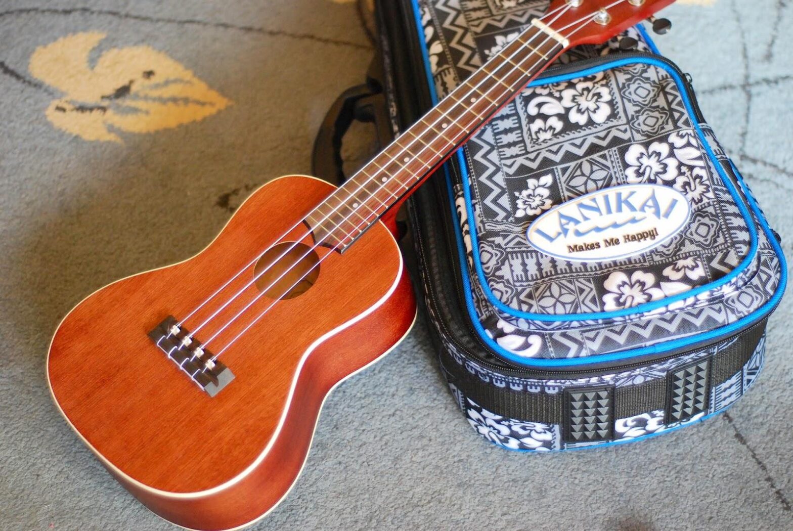 Lanikai Ukulele and a case for it